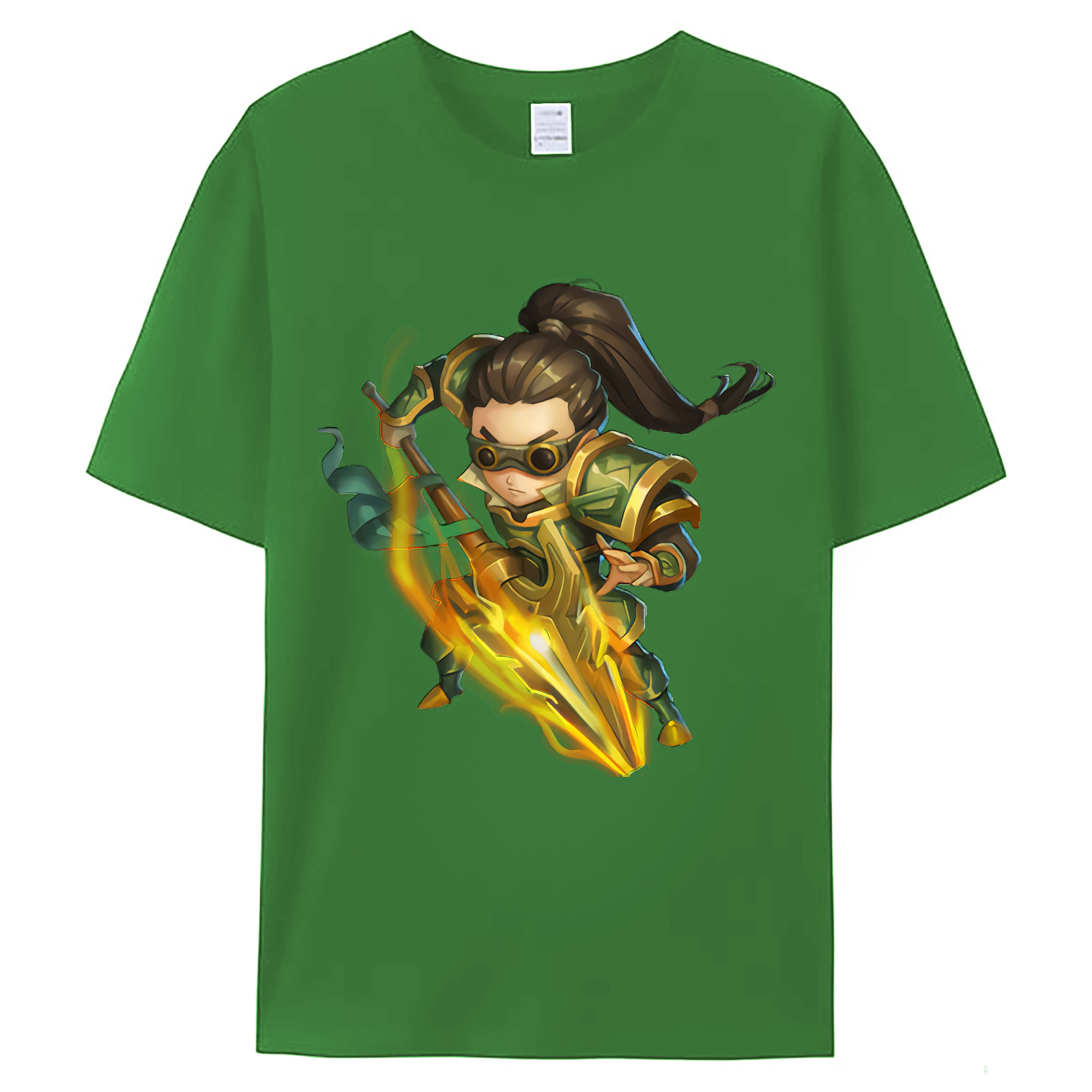 （画像用） リーグ・オブ・レジェンド League of Legends LOL レディースカジュアルプリントTシャツ（綿100％）
